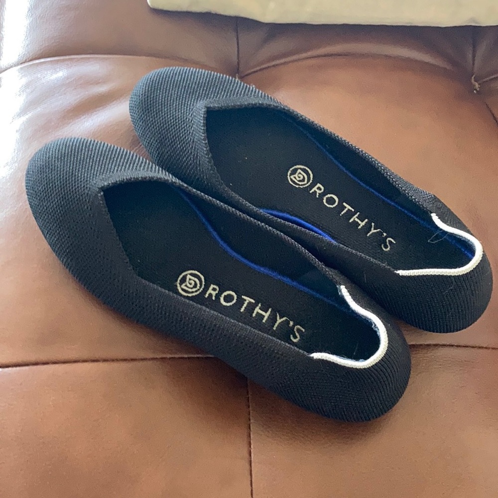 Rothy’s black ballet flats